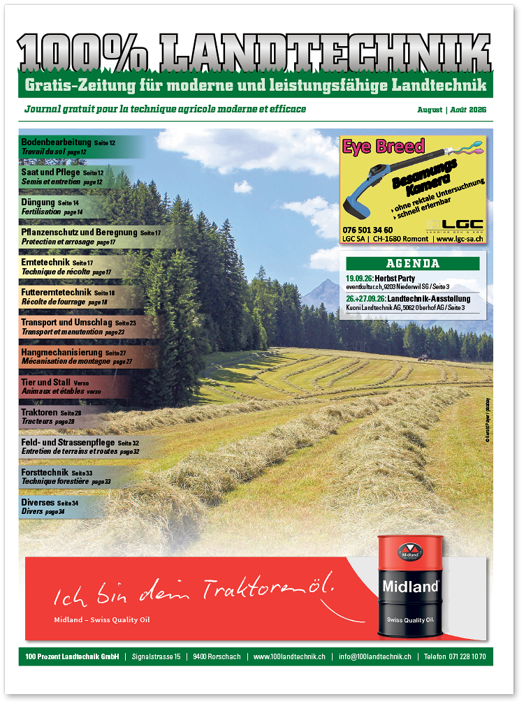 100% LANDTECHNIK Gratis-Zeitung Landwirtschaft